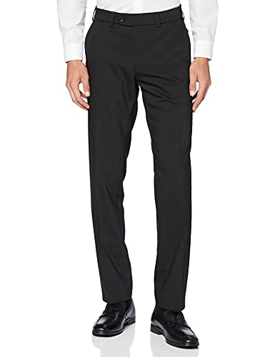 EUREX by Brax Herren Jan Flatfront Schurwollmix Hose, Black, W34/L30 (Herstellergröße: 24U) von Eurex by Brax