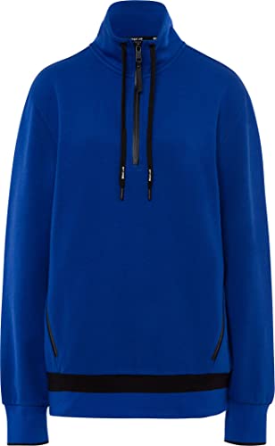 BRAX Herren Style Lovis LAB-TECH Cotton Sweat Moderner Troyer Pullover, Speed, M von BRAX