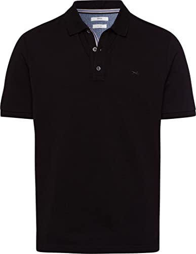 BRAX Herren Style Pete U HI-Flex PIQUÉ Polohemd, Black, L von BRAX