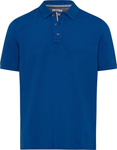 BRAX Herren Style Pete U Hi-Flex Piqué Polohemd, Cobalt, M von BRAX