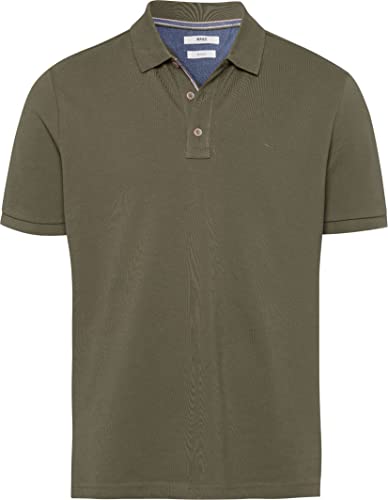 BRAX Herren Style Pete U HI-Flex PIQUÉ Polohemd, Olive, S von BRAX