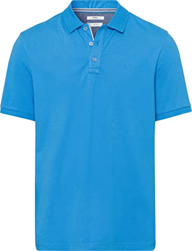 BRAX Herren Style Pete U HI Flex Pique Poloshirt in sommerlichen Farben Polohemd, Greece, L von BRAX