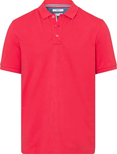 BRAX Herren Style Pete U HI Flex Pique Poloshirt in sommerlichen Farben Polohemd, Watermelon, L von BRAX