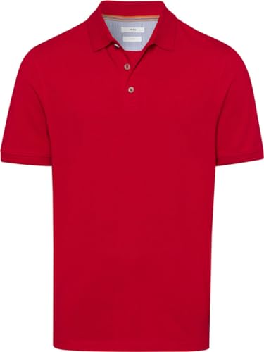 BRAX Herren Style Pete U Hi-Flex Poloshirt in Sommerlichen Farben Polohemd, Signal RED, XXL von BRAX