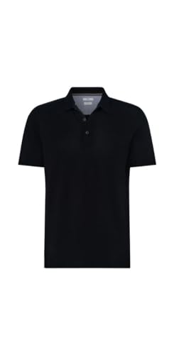 BRAX Herren Style Pete U Hi-Flex: Poloshirt in sommerlichen Farben Polohemd, Black, L von BRAX