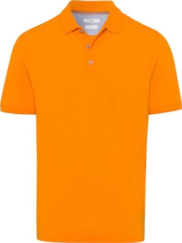 BRAX Herren Style Pete U Hi-Flex: Poloshirt in sommerlichen Farben Polohemd, Carrot, Large von BRAX