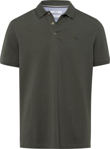 BRAX Herren Style Pete U Hi-Flex: Poloshirt in sommerlichen Farben Polohemd, Pale Olive, Large von BRAX