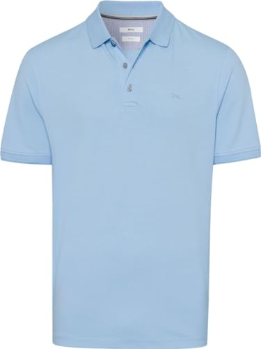 BRAX Herren Style Pete U Hi-Flex Poloshirt in Sommerlichen Farben Polohemd, Smooth Blue, L von BRAX