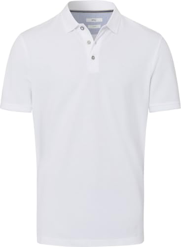 BRAX Herren Style Pete U Hi-Flex: Poloshirt in sommerlichen Farben Polohemd, White, M von BRAX