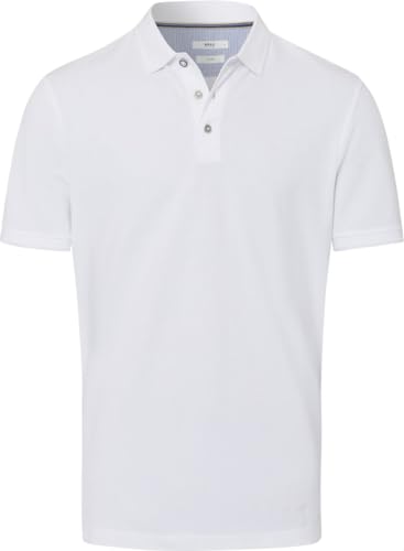 BRAX Herren Style Pete U Hi-Flex: Poloshirt in sommerlichen Farben Polohemd, White, XXL von BRAX