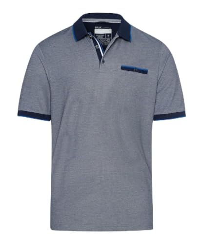 BRAX Herren Style Petter Poloshirt in Sportiver Two-Tone-Optik Polohemd, Universe, M von BRAX