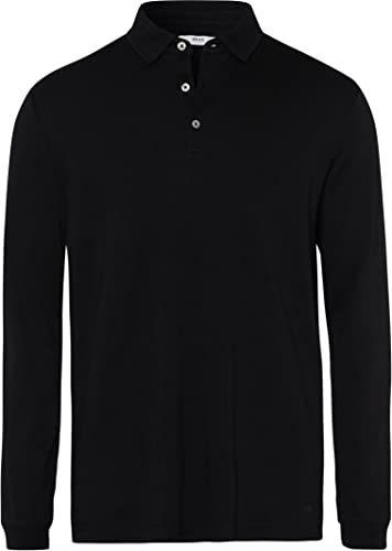 BRAX Herren Style Pirlo Interlock gepflegtes Poloshirt Pullover, Black, XL von BRAX