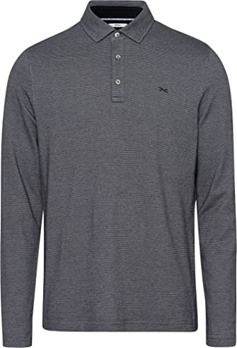BRAX Herren Style Prescot Easy Care Jaquard Shirt in sportivem Styling Pullover, Black, M von BRAX