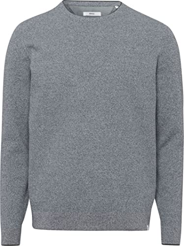 BRAX Herren Style Rick HI-Flex Knit MOULINÉ Moderner Pullover, Matcha, M von BRAX