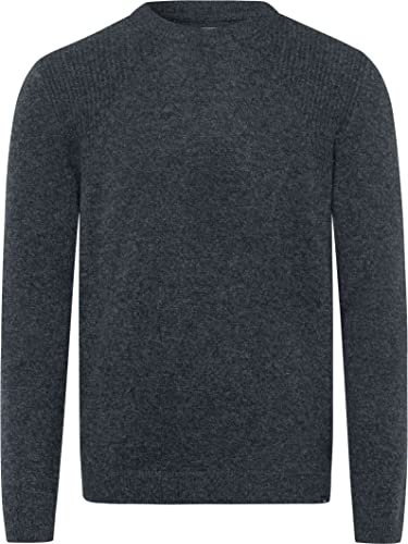 BRAX Herren Style Rick Lambswool Moderner Rundhalspullover aus hochwertigster Lammwolle Pullover, Fjord, XS von BRAX