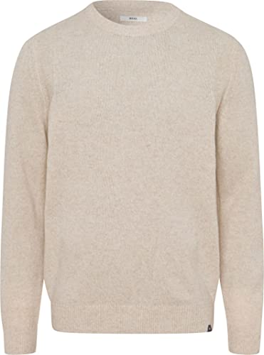 BRAX Herren Style Rick Lambswool Pullover, Coconut, M EU von BRAX