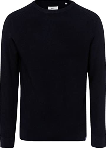 BRAX Herren Style Roy Feel God Sportive Pullover, Blau (Navy 22), 48 EU von BRAX