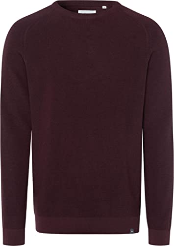 BRAX Herren Style Roy Feel Good Sportive Pullover, Burgundisch, L von BRAX