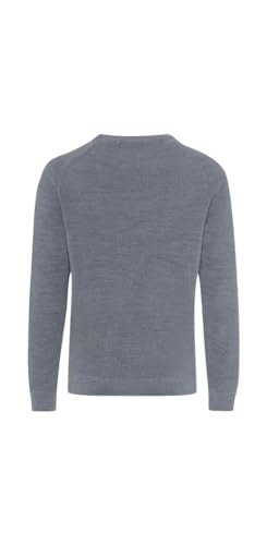 BRAX Herren Style Roy Feel Good Sportive - Rundhalspullover In Exklusiver Qualität Pullover, Platin, L EU von BRAX