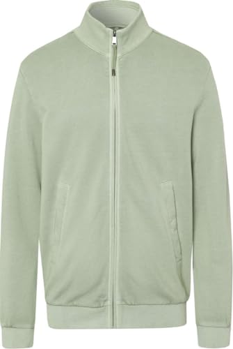 BRAX Herren Style Scott Sweatjacke mit sportiven Stylingdetails Sweatshirt, FERN, L von BRAX