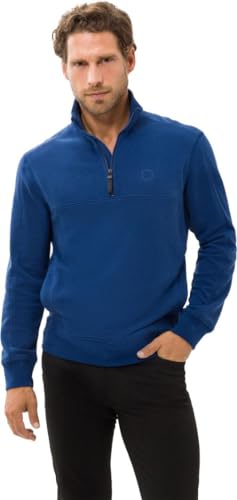 BRAX Herren Style Steve Cotton Liquid Interlock - Sweattroyer In Cleaner Optik Sweatshirt, Infinity, M EU von BRAX