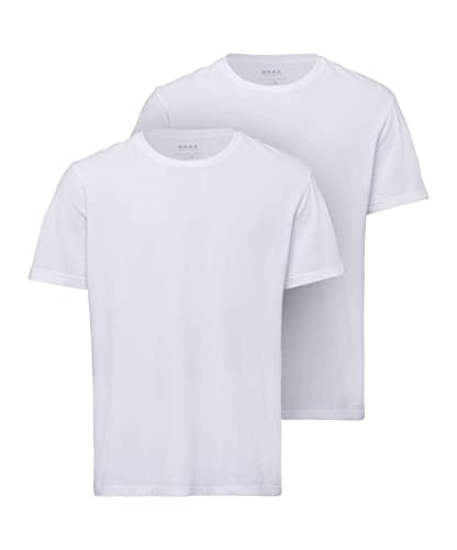 BRAX Herren Style Tim Doppelpack T-Shirt, White, S von BRAX
