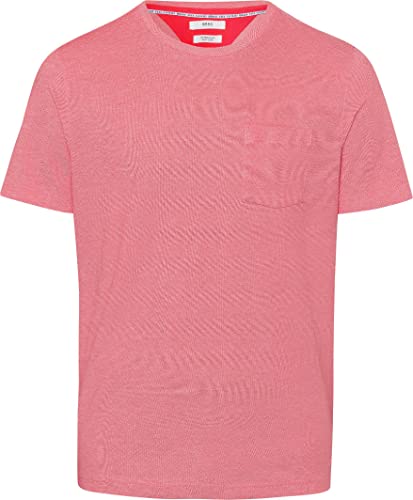 BRAX Herren Style Todd Ultralight Easy Care Pique Brusttasche T-Shirt, Watermelon, L von BRAX