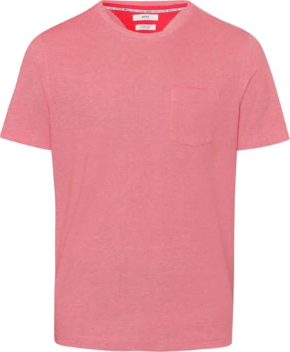 BRAX Herren Style Todd Ultralight Easy Care Pique Brusttasche T-Shirt, Watermelon, XS von BRAX