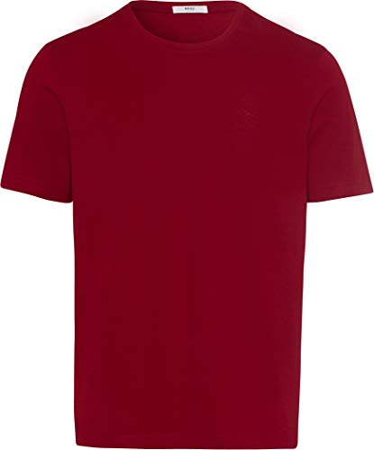 BRAX Herren Style Tommy T Shirt, Rot (Merlot 43), S EU von BRAX