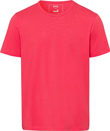 BRAX Herren Style Tony Blue Planet nachhaltiges Baumwolle T-Shirt, Watermelon, L von BRAX