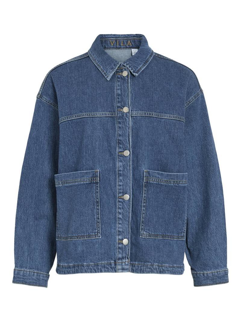 VILA - VIJAF L/S DENIM JACKET - NOOS medium blue denim - Gr. - 34 von VILA