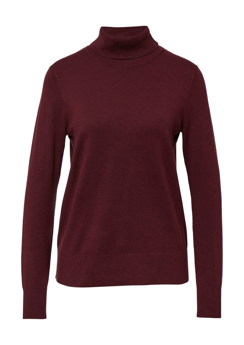 s.Oliver Red Label - Feinstrickpullover mit Rollkragen rot - Gr. - 48 von s.Oliver Red Label