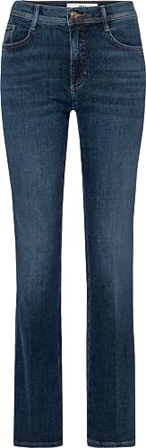 BRAX Damen Style Mary Vintage Stretch Denim Organic Cotton Jeans, Used Stone Blue, 34W / 30L EU von BRAX