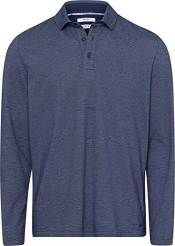 BRAX Style Prescot J Easy Care Jacquard - Poloshirt mit exklusiven Details,Infinity,M von BRAX