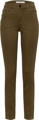 BRAX Style Shakira Winter Dream Hose, Olive, 26W / 30L von BRAX