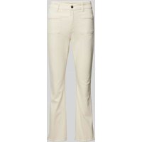 Brax Bootcut Jeans mit Fransen Modell 'Style. Anna' in Offwhite, Größe 36 von BRAX