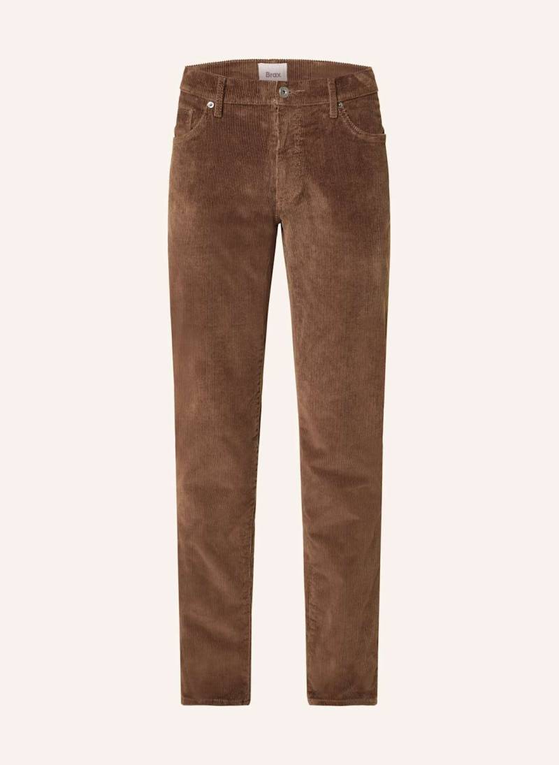 Brax Cordhose Cadiz Straight Fit braun von BRAX