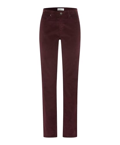 BRAX Damen Hose Style Carola Cozy Corduroy, Berry, 32W / 34L von BRAX