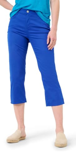 BRAX Damen Style Mary C Ultralight Cotton Capri Hose, Inked Blue,31W / 30L von BRAX
