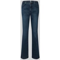 Brax Flared Fit Jeans mit Taillenband Modell 'Mary' in Dunkelblau, Größe 36K von BRAX