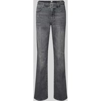 Brax Flared Fit Jeans mit Taillenband Modell 'Mary' in Silber, Größe 44K von BRAX