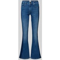 Brax Flared Jeans im Used-Look Modell 'ANNA' in Hellblau, Größe 38 von BRAX