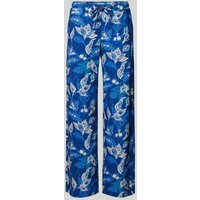 Brax Flared Stoffhose mit Paisley-Muster Modell 'Style. Maine' in Hellblau, Größe S von BRAX