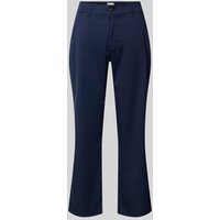 Brax Flared Stoffhose mit verkürztem Schnitt Modell 'STYLE.MAINE' in Marine, Größe 40K von BRAX