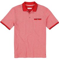 Brax Herren Polo-Shirt rot Baumwoll-Piqué von BRAX