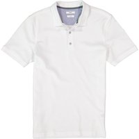 Brax Herren Polo-Shirt weiß Baumwoll-Piqué von BRAX
