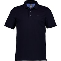 Brax Herren Polo-Shirt blau Baumwoll-Piqué von BRAX