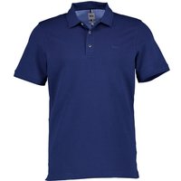 Brax Herren Polo-Shirt blau Baumwoll-Piqué von BRAX