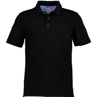 Brax Herren Polo-Shirt schwarz Baumwoll-Piqué von BRAX