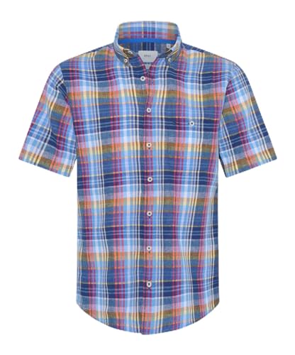 Brax Herren Style Dan C Cotton Linen SLUB Kurzarnhemd von BRAX